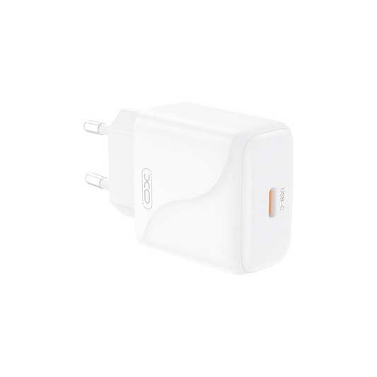 XO Design L141 hálózati töltő, 20W, 3A, 1 x USB-C, Fehér