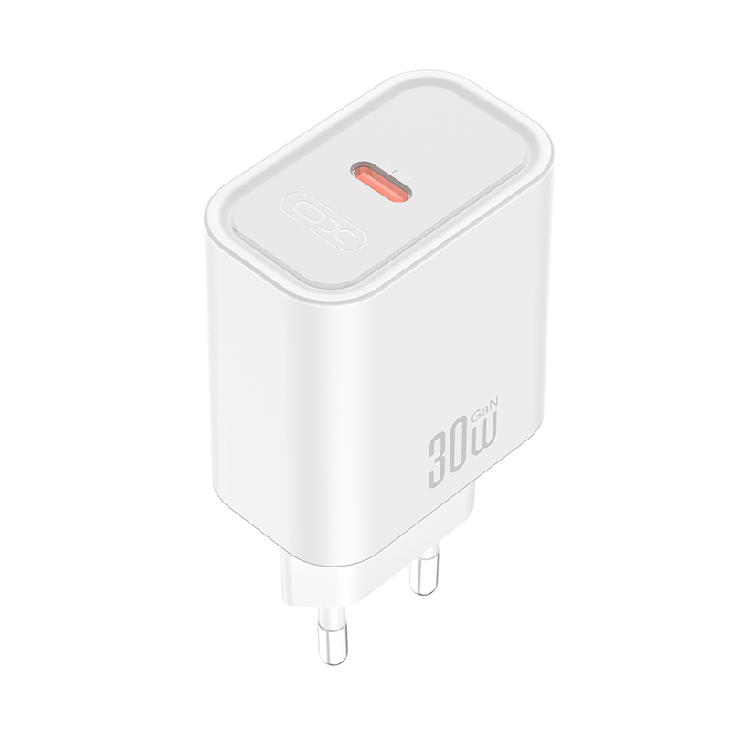 XO Design CE41 hálózati töltő, 30W, 3A, 1 x USB-C, Fehér