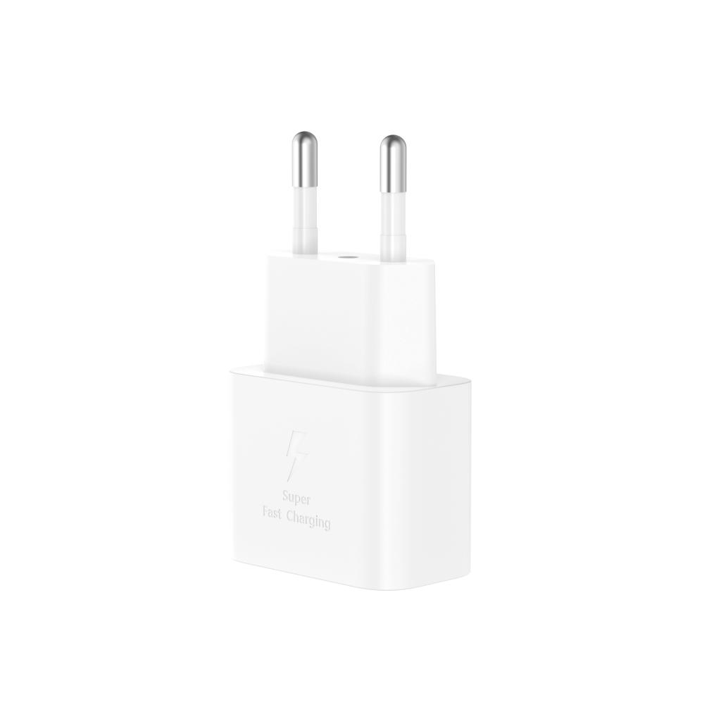 XO Design L167 hálózati töltő, 25W, 3A, 1 x USB-C, Fehér