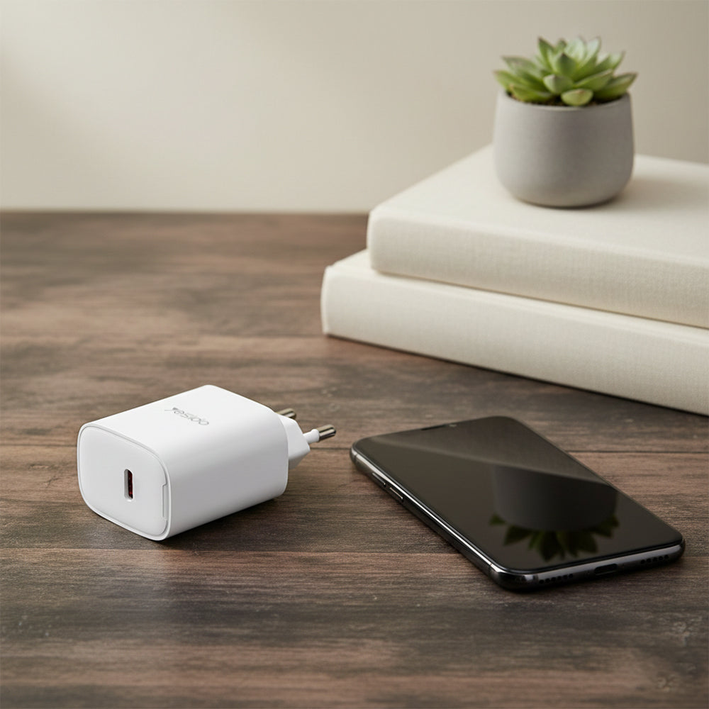 Hálózati töltő Yesido YC01E, 20W, 3A, 1 x USB-C, Fehér