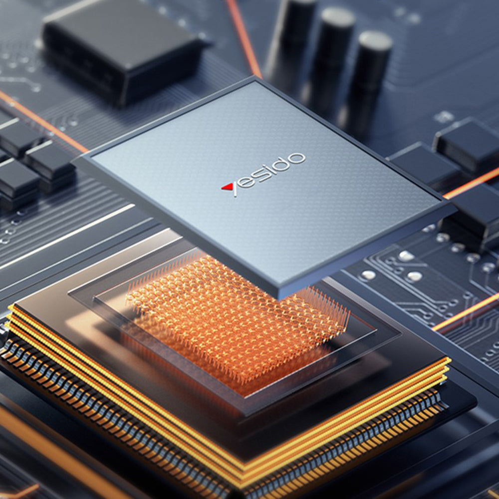 Yesido YC142 Network Charger, 100W, 5A, 1 x USB-A - 2 x USB-C, Black