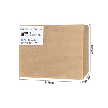Best 32T-2A állomás töltő, 2A, 32 x USB-A, Fehér
