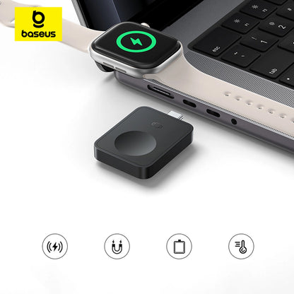 Baseus MagPro vezeték nélküli töltő Apple Watch Series-hez