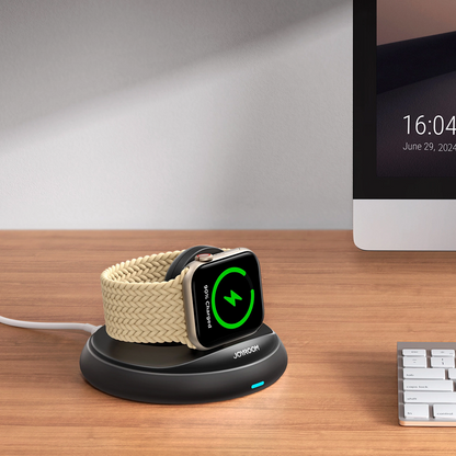 Joyroom JR-W12 vezeték nélküli töltő Apple Watch Series készülékekhez, fekete