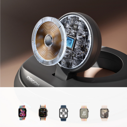 Joyroom JR-W12 vezeték nélküli töltő Apple Watch Series készülékekhez, fekete