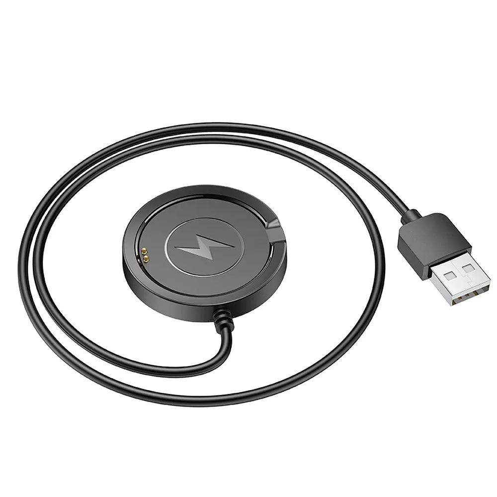 Smartwatch töltőkábel HOCO Y22-hez, USB-A, Fekete