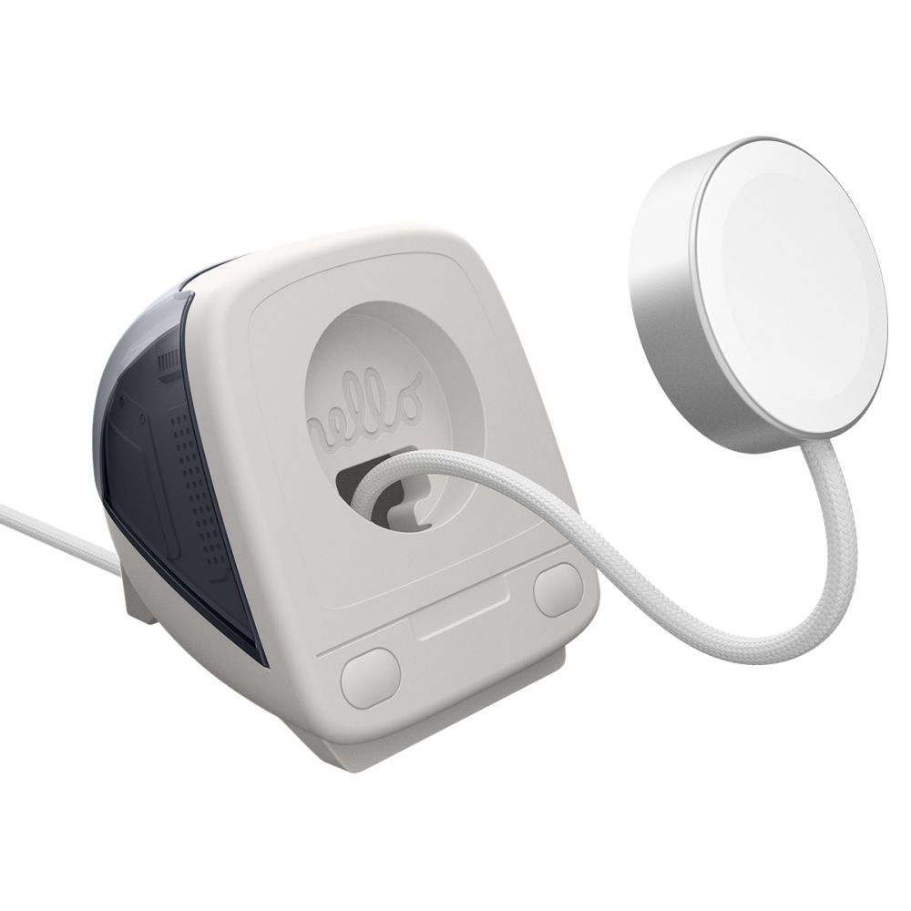 Spigen C1 Classic tartó Apple Watch Series vezeték nélküli töltőhöz, Szürke