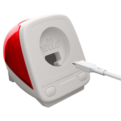 Spigen C1 Classic tartó Apple Watch sorozat vezeték nélküli töltőhöz, Piros