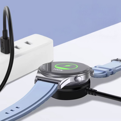 Tech-Protect MC03 Ultraboost vezeték nélküli töltő Samsung Galaxy Watch sorozathoz, USB-C, Fekete