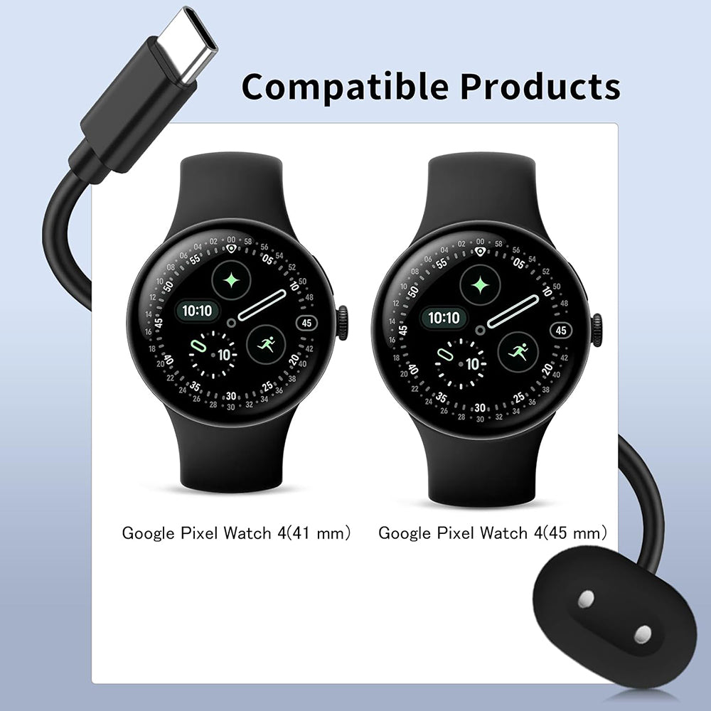 Techsuit THPX vezeték nélküli töltő Google Pixel Watch 4 sorozathoz, Fekete