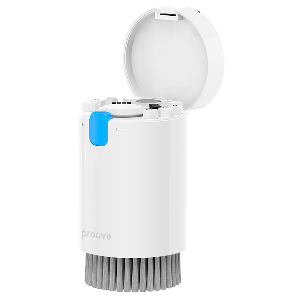 Proove Mr.Cleaner tisztítóeszköz fejhallgatókhoz / telefonhoz / DSLR kamerához / laptopokhoz, 20 az 1-ben, Fehér