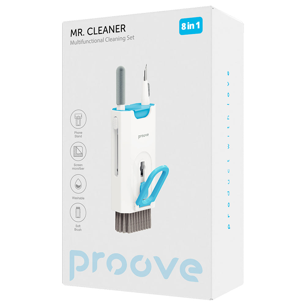 Proove Mr.Cleaner Cleaning Tool, 8in1, White