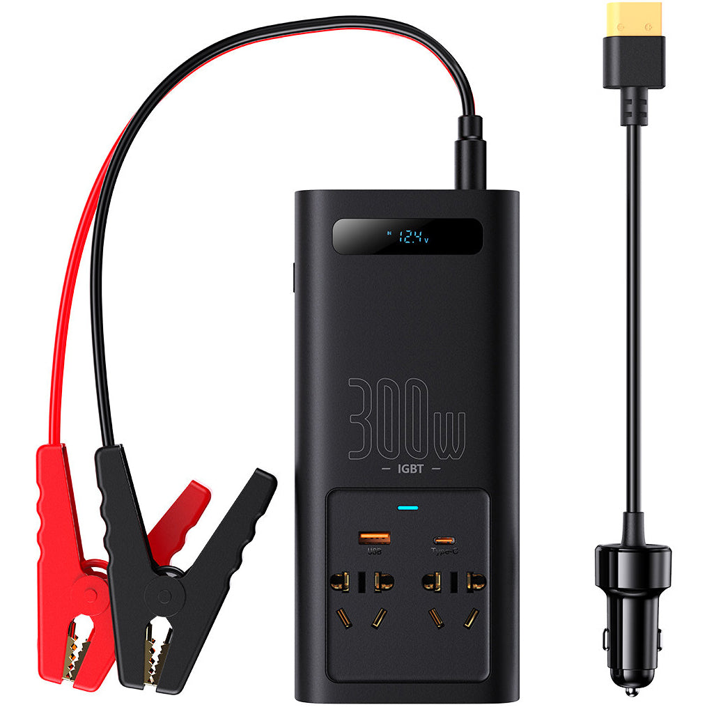 Baseus Elektromos Autó Inverter, 300W CGNB010101