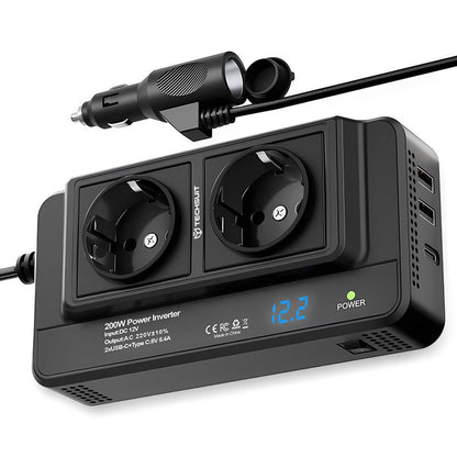 Auto Elektromos Inverter Techsuit PowerDriveX, 200W