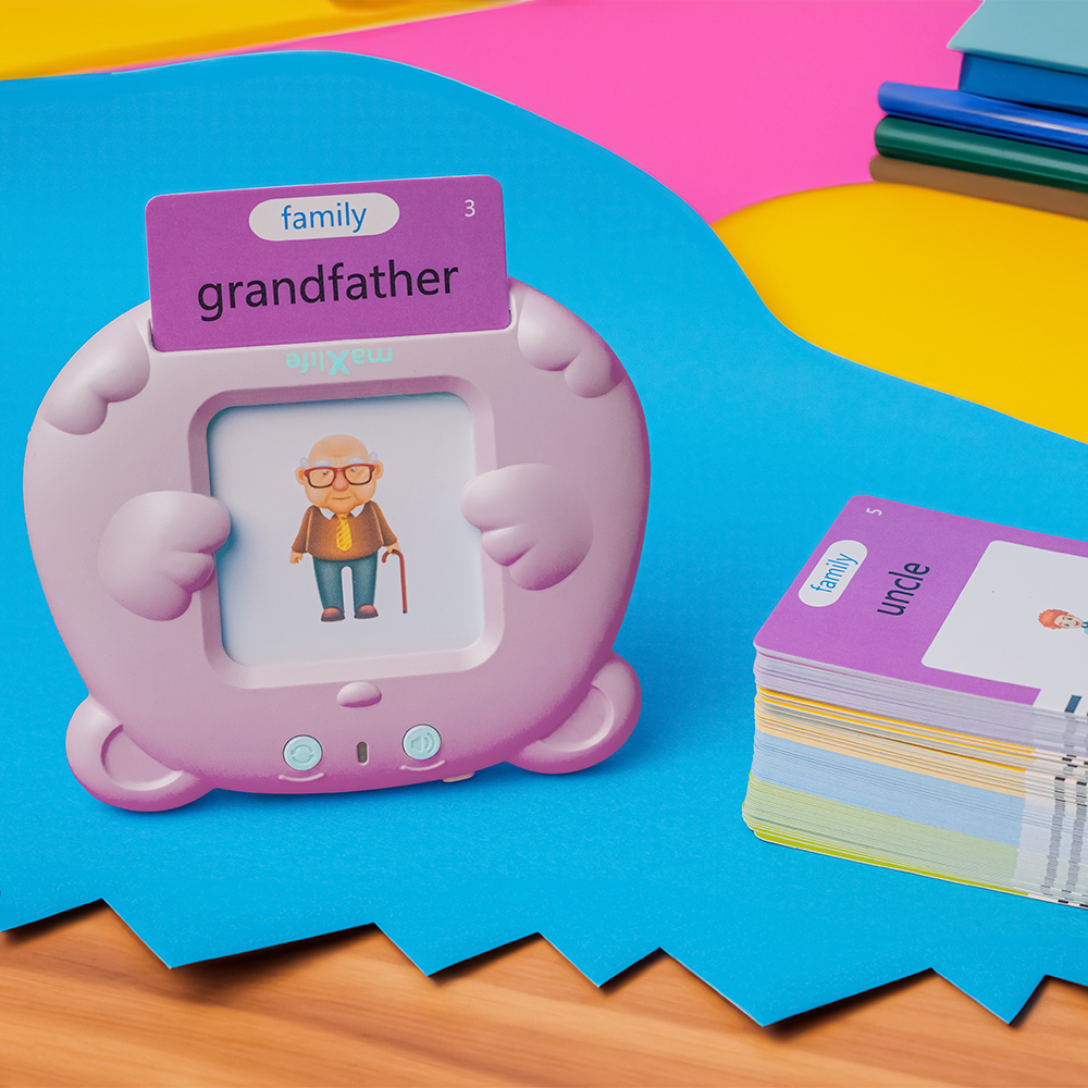 MaXlife MXLD-100 Educational Toy for Learning English Words, Pink