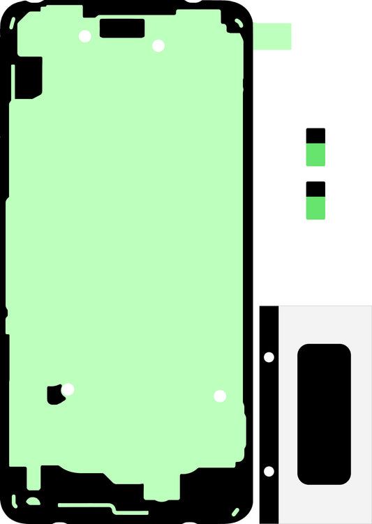 Kit Ragasztó Akkumulátorfedél Samsung Galaxy S10e G970, Service Pack GH82-18798A