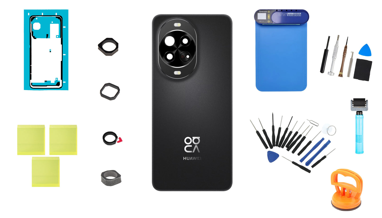 Huawei nova 14 Pro fekete akkufedél készlet, Service Pack és dedikált szervizeszközök