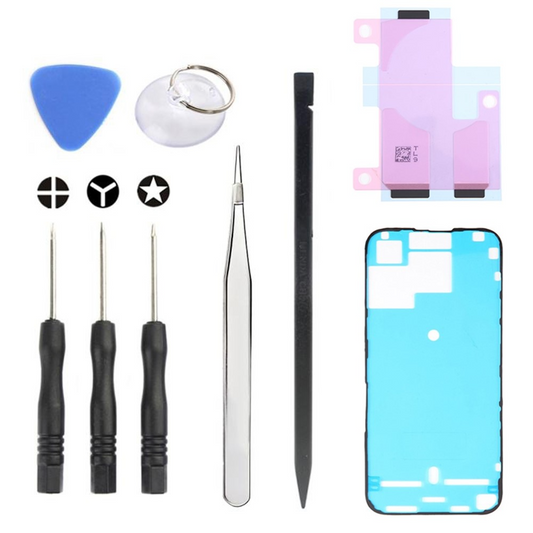 Jiafa JF-8162 Javítókészlet Apple iPhone 15 Pro Max akkumulátor cseréjéhez, 9 az 1-ben