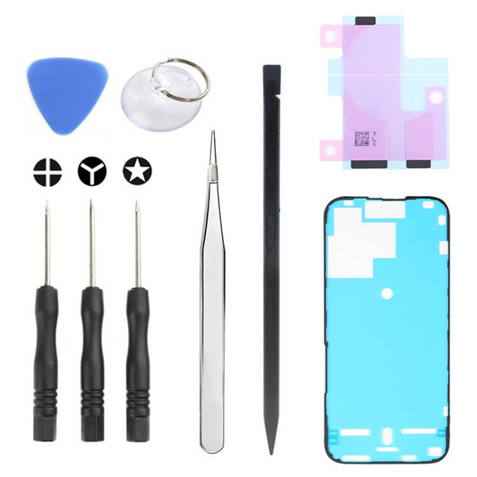 Jiafa JF-8162 Javítókészlet Apple iPhone 15 Pro akkumulátor cseréjéhez, 9 az 1-ben