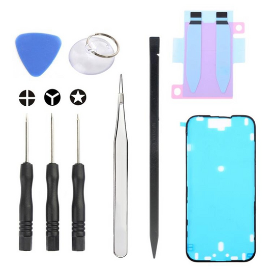 Jiafa JF-8162 Javítókészlet Apple iPhone 16 akkumulátor cseréjéhez, 9 az 1-ben
