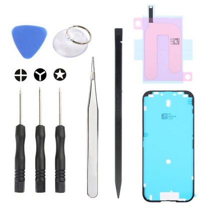 Jiafa JF-8162 Javító Készlet Apple iPhone 17 Akkumulátor Cseréhez, 9 az 1-ben