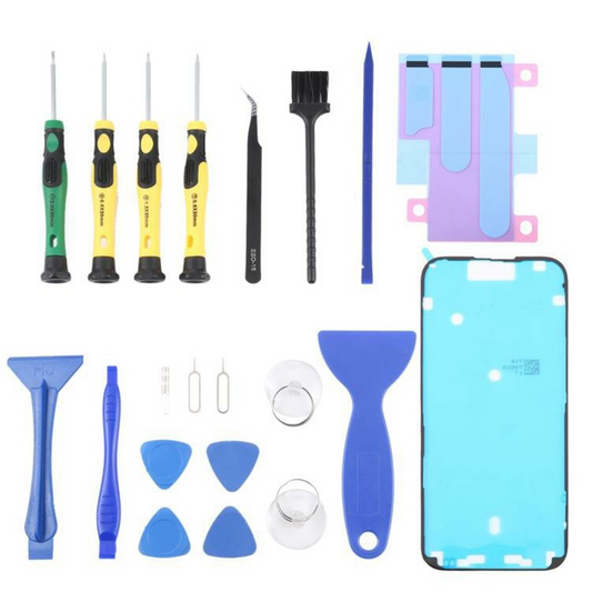 Jiafa JF-8182 javítókészlet Apple iPhone 16 Pro Max akkumulátor cseréjéhez, 21 az 1-ben