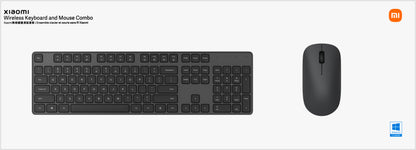 Xiaomi vezeték nélküli egér-billentyűzet kombinált készlet, fekete BHR6100GL