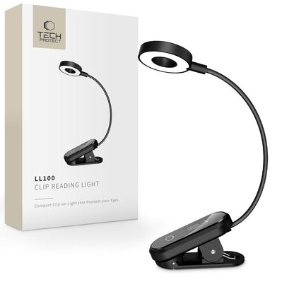 Tech-Protect LL100 hordozható LED lámpa, fekete