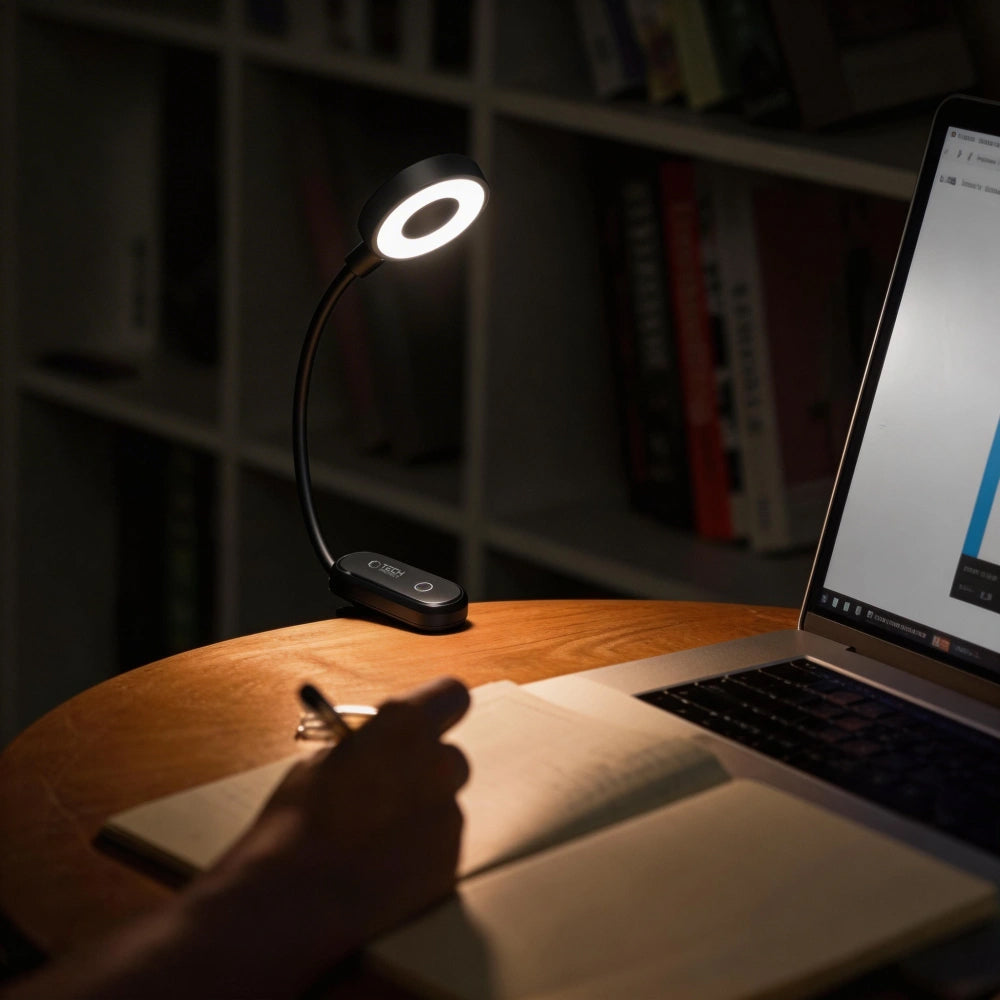 Tech-Protect LL100 hordozható LED lámpa, fekete