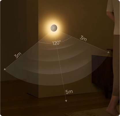 Xiaomi Light 3 Led éjjeli lámpa, 2700K, érzékelő, fehér BHR8978GL