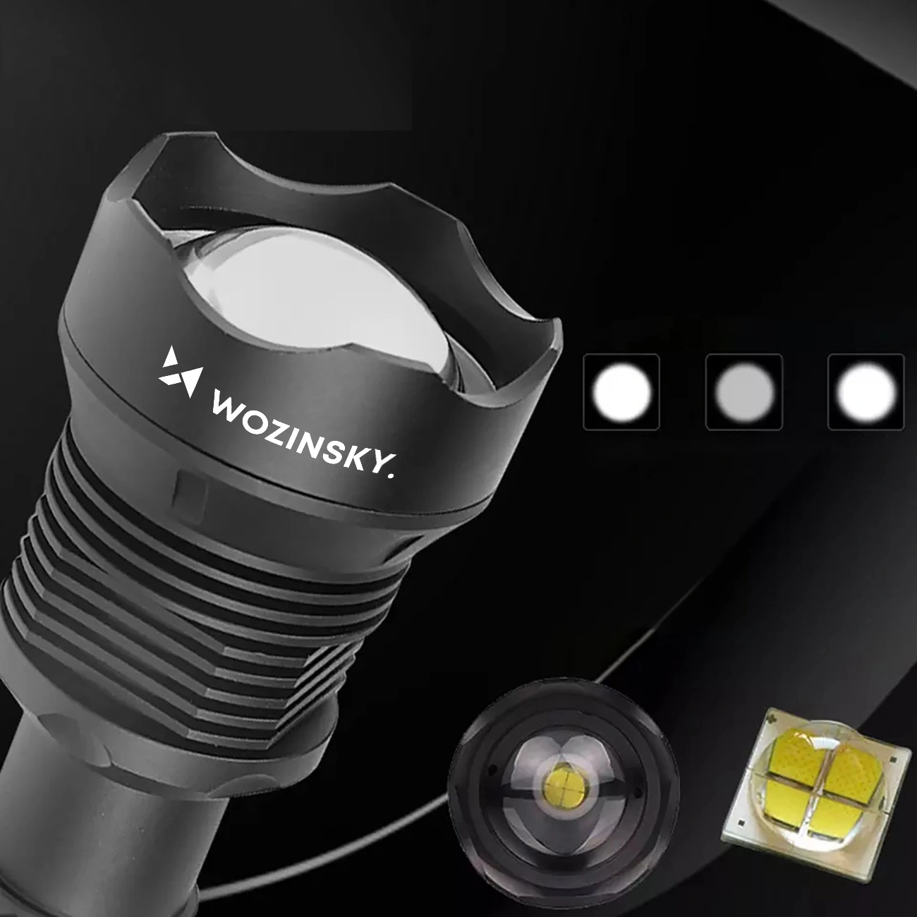 LED zseblámpa WZK WLT-20W, 2000lm, IP65