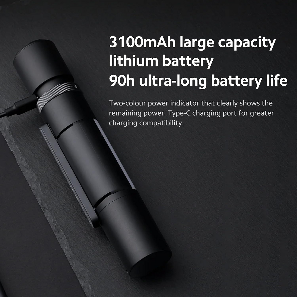 Xiaomi Mi Multifunkciós LED zseblámpa, 1000lm, IPX4 BHR7004GL