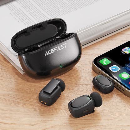 Lavalier mikrofon Acefast R2, USB-C, 2 darabos készlet, Fekete
