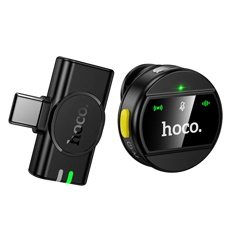 HOCO L21 lavalier mikrofon, USB-C, fekete