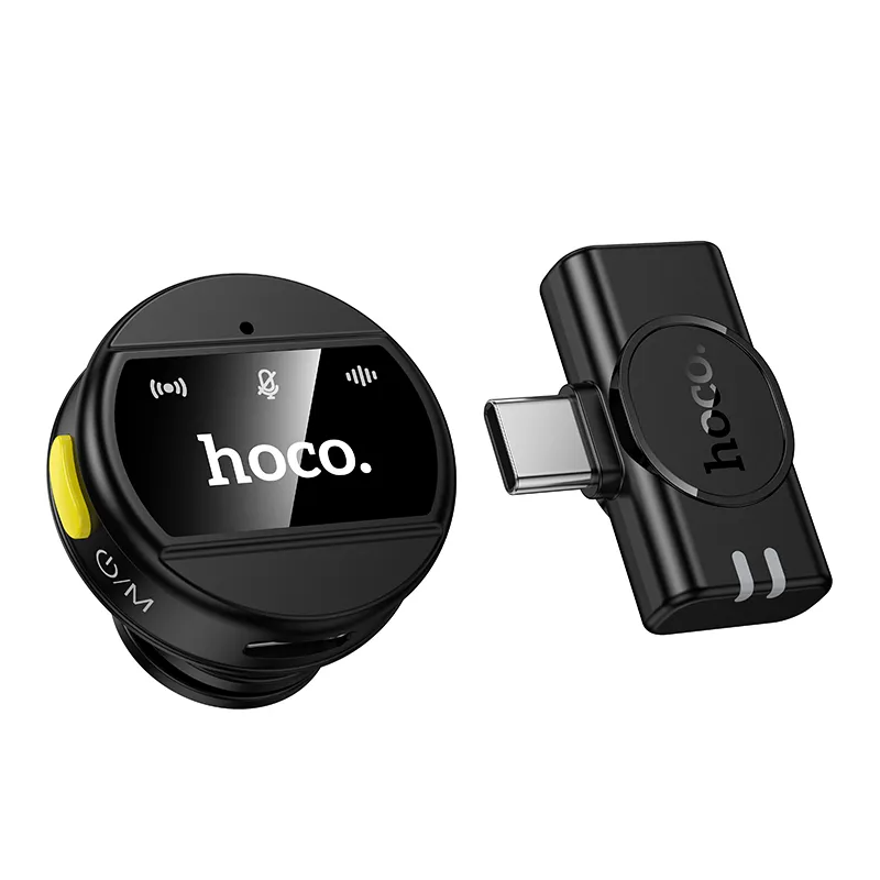 HOCO L21 lavalier mikrofon, USB-C, fekete