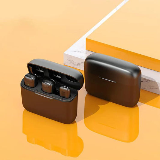 Techsuit LW4 Lavalier, USB-C, 2 darabos készlet, Fekete