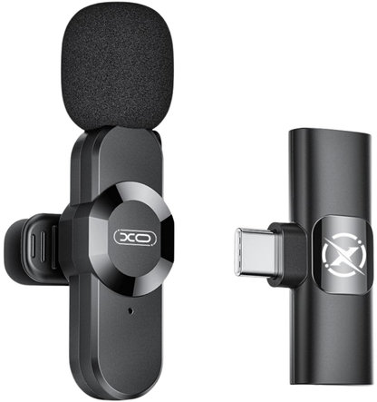 Lavaliera XO Design MC13, USB-C / Lightning, Fekete