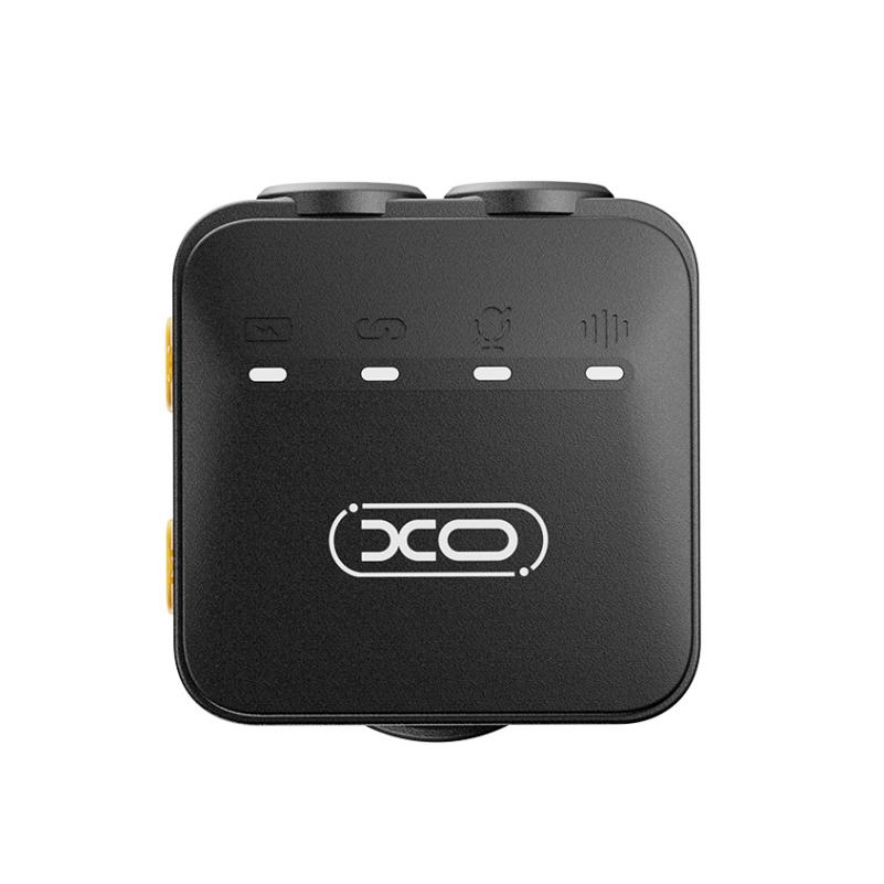 Lavaliera XO Design MC15 Dual, USB-C / Lightning, 2 darabos készlet, Fekete