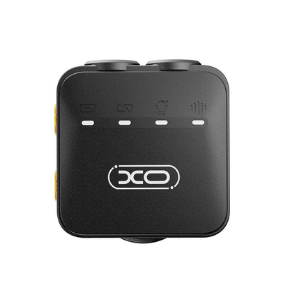 Lavaliera XO Design MC15 Dual, USB-C / Lightning, 2 darabos készlet, Fekete