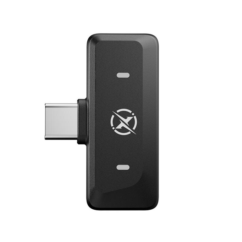 Lavaliera XO Design MC15 Dual, USB-C / Lightning, 2 darabos készlet, Fekete
