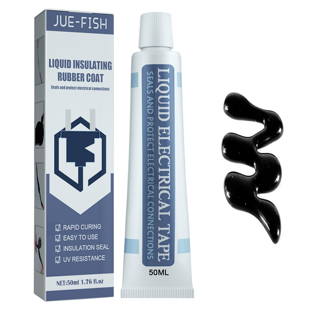 Jue-Fish Kábel-/Útvonal Szigetelő Folyadék, 50ml, Fekete
