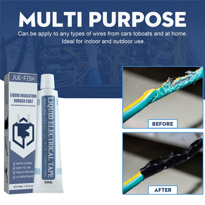 Jue-Fish Kábel-/Útvonal Szigetelő Folyadék, 50ml, Fekete