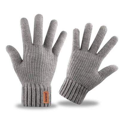 Iwarm ST0016 Touchscreen Winter Gloves, Size 22cm, Gray
