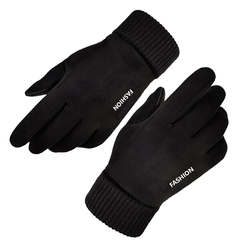Techsuit ST0010 Uniszex Téli Érintőkesztyű, Univerzális Méret, Fekete