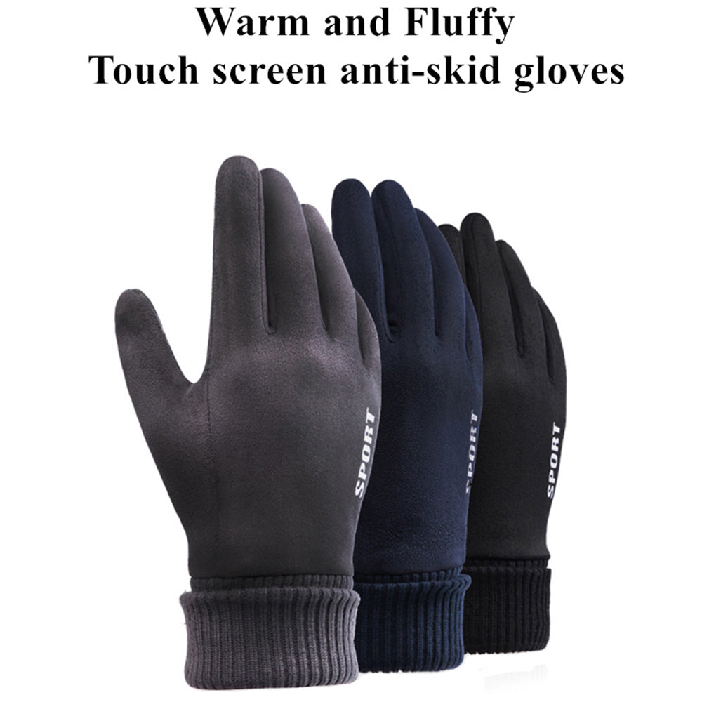 Techsuit ST0010 Uniszex Téli Érintőkesztyű, Univerzális Méret, Fekete