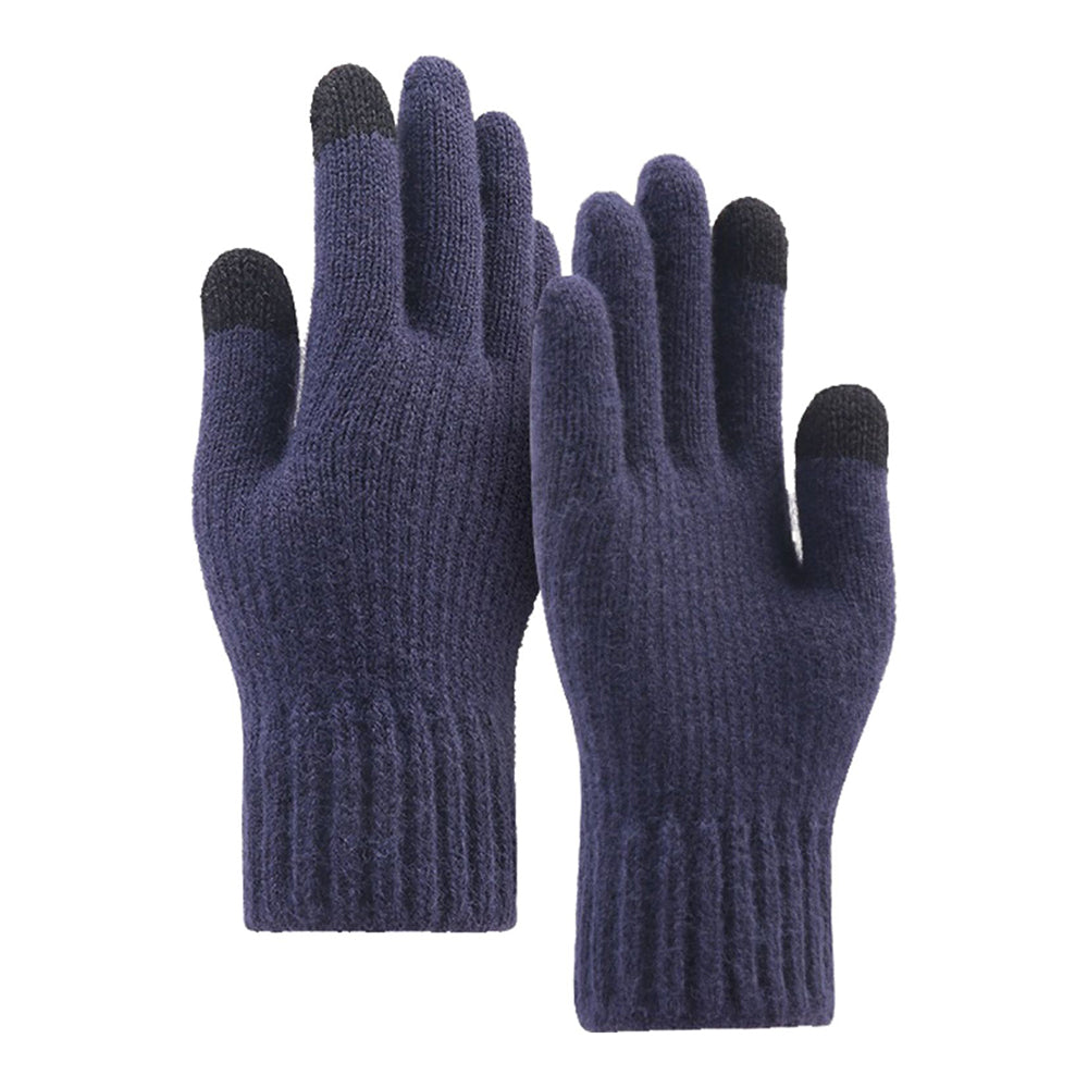 Techsuit ST0012 Unisex Téli Érintőkesztyű, Méret 22cm, Tengerészkék