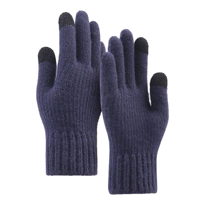Techsuit ST0012 Unisex Téli Érintőkesztyű, Méret 22cm, Tengerészkék