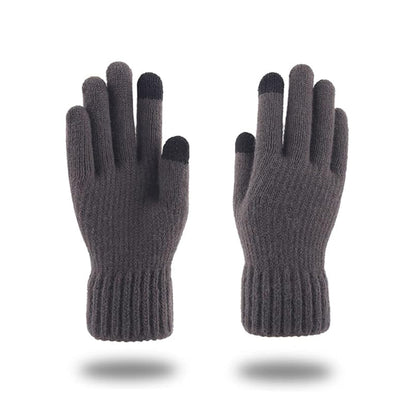 Techsuit ST0012 Uniszex Téli Érintőképernyős Kesztyű, Méret 22cm, Szürke