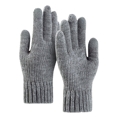 Unisex Winter Touchscreen Gloves Techsuit ST0012, Size 22cm, Light Gray