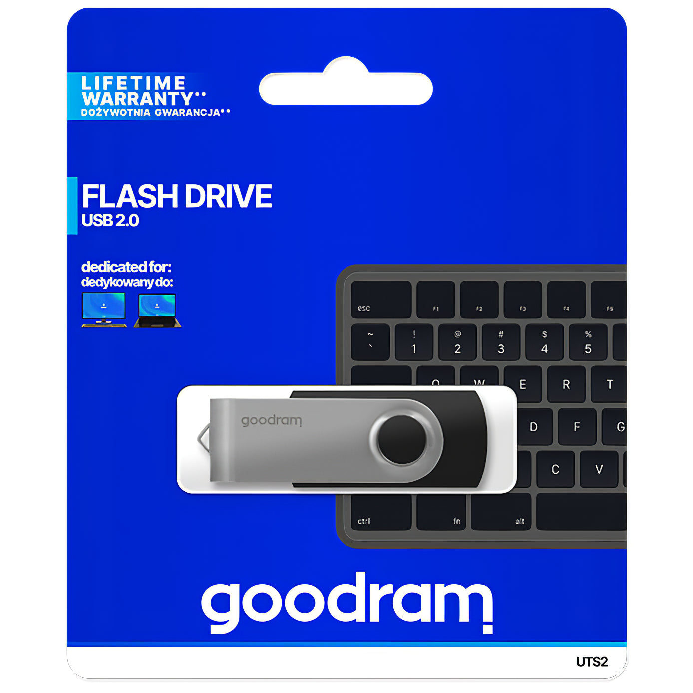 GoodRam UTS2 USB-A külső memória, 64Gb UTS2-0640K0R11